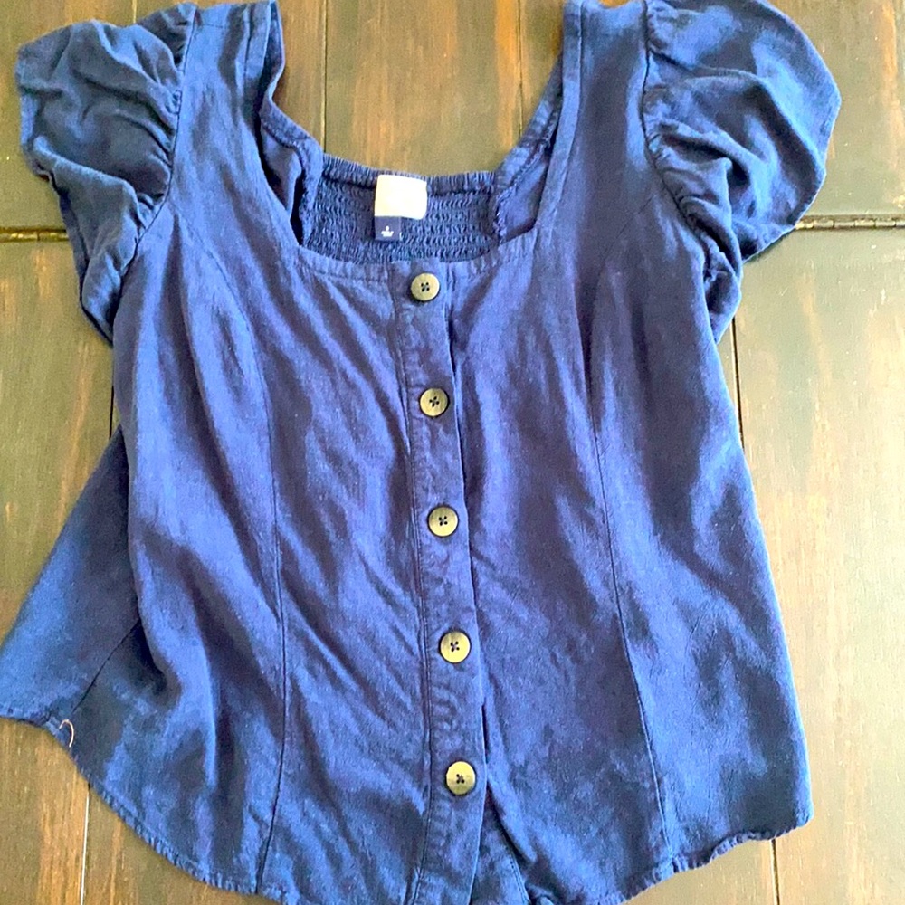 Navy blouse